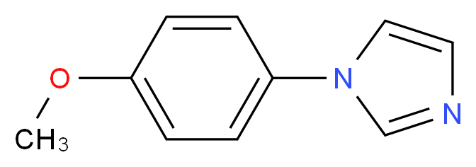 1-(4-Methoxyphenyl)imidazole_分子结构_CAS_10040-95-6)