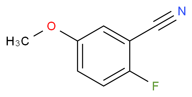 2-Fluoro-5-methoxybenzonitrile_分子结构_CAS_127667-01-0)