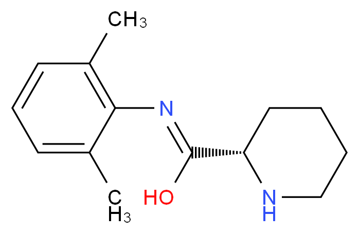 (Z,2S)-N-(2,6-dimethylphenyl)piperidine-2-carboximidic acid_分子结构_CAS_27262-40-4