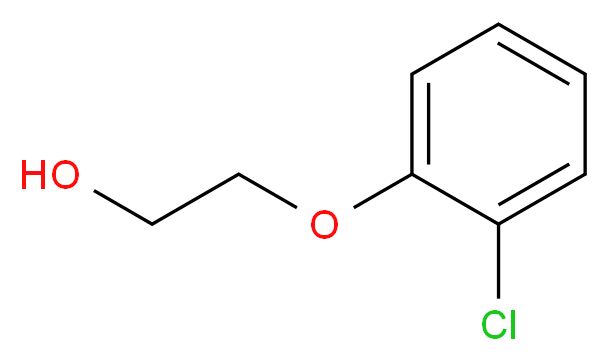 2-(2-氯苯氧基)乙醇_分子结构_CAS_15480-00-9)