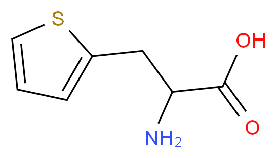 3-(2-噻吩基)-DL-丙氨酸_分子结构_CAS_2021-58-1)
