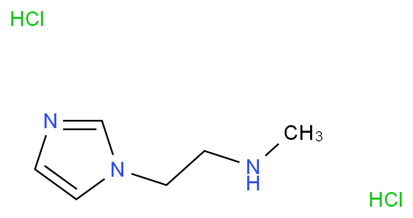 (2-Imidazol-1-yl-ethyl)-methyl-amine dihydrochloride_分子结构_CAS_)
