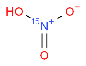 硝酸-15N 溶液_分子结构_CAS_43625-06-5)