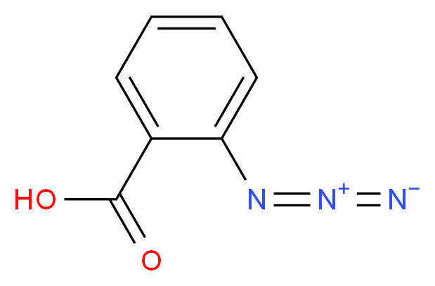 2-叠氮苯甲酸 溶液_分子结构_CAS_31162-13-7)