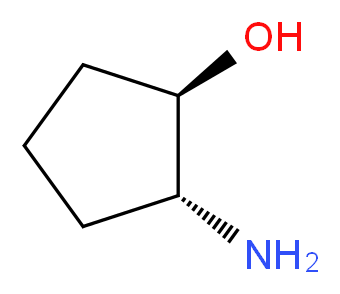 rel-(1R,2R)-2-aminocyclopentan-1-ol_分子结构_CAS_68327-03-7