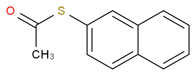 1-(naphthalen-2-ylsulfanyl)ethan-1-one_分子结构_CAS_831-23-2