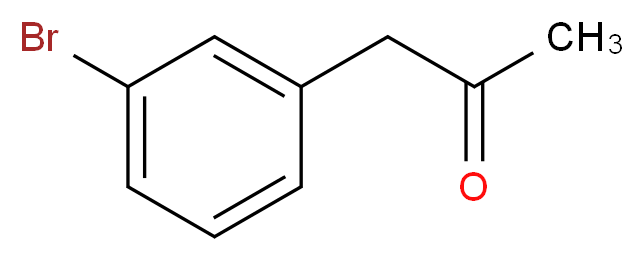 1-(3-bromophenyl)propan-2-one_分子结构_CAS_21906-32-1