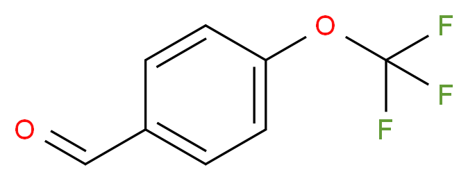 4-(trifluoromethoxy)benzaldehyde_分子结构_CAS_659-28-9