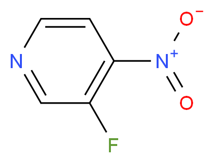 3-Fluoro-4-nitropyridine_分子结构_CAS_13505-01-6)