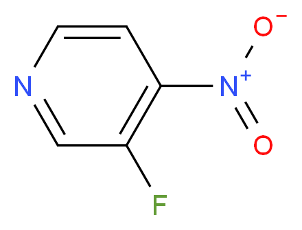 3-fluoro-4-nitropyridine_分子结构_CAS_13505-01-6