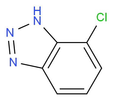 7-chloro-1H-1,2,3-benzotriazole_分子结构_CAS_67130-04-5
