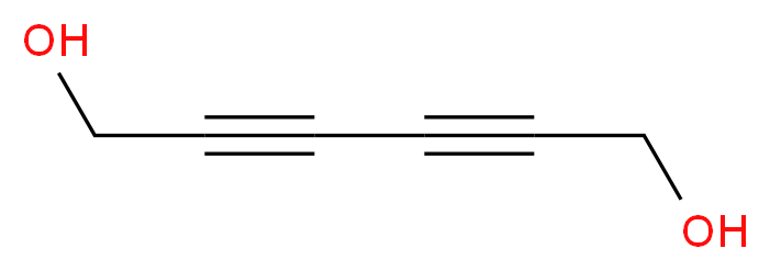 hexa-2,4-diyne-1,6-diol_分子结构_CAS_3031-68-3