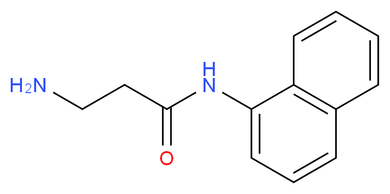 N~1~-1-naphthyl-beta-alaninamide_分子结构_CAS_121494-81-3)