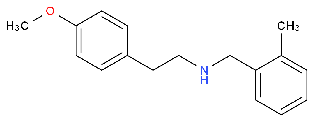 2-(4-methoxyphenyl)-N-(2-methylbenzyl)ethanamine_分子结构_CAS_418778-09-3)