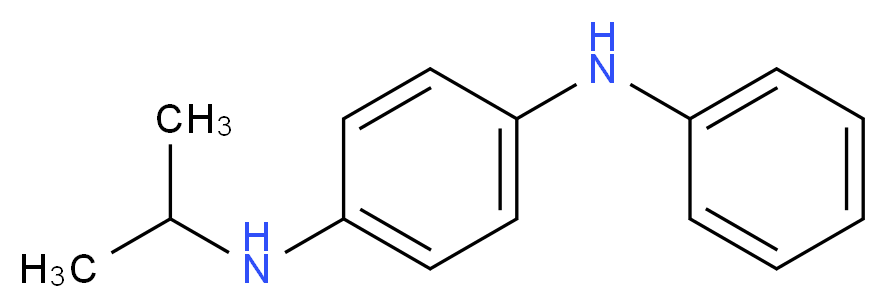 1-N-phenyl-4-N-(propan-2-yl)benzene-1,4-diamine_分子结构_CAS_101-72-4