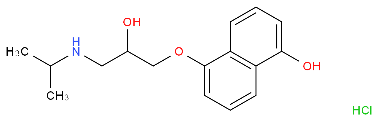 5-Hydroxy Propranolol Hydrochloride_分子结构_CAS_62117-35-5)