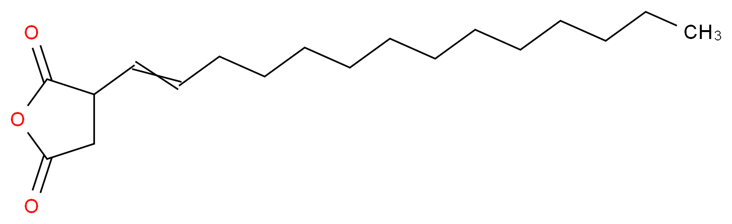 TETRADECENYLSUCCINIC ANHYDRIDE_分子结构_CAS_)