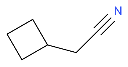 cyclobutylacetonitrile_分子结构_CAS_4426-03-3)