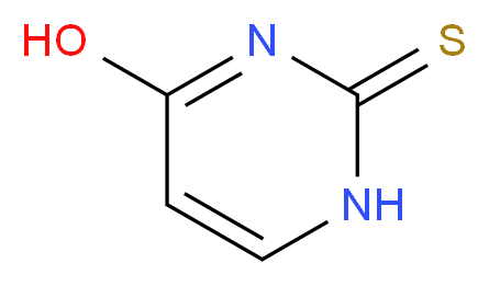 2-Thioxo-2,3-dihydropyrimidin-4(1H)-one_分子结构_CAS_141-90-2)