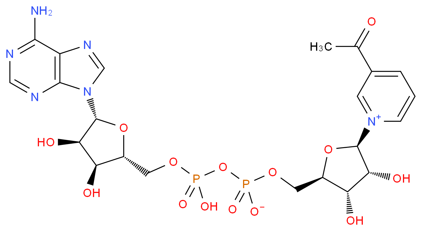 3-Acetylpyridine adenine dinucleotide_分子结构_CAS_86-08-8)