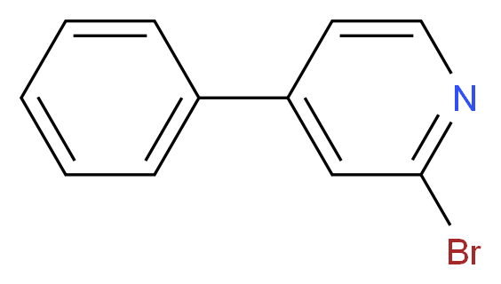 2-bromo-4-phenylpyridine_分子结构_CAS_54151-74-5