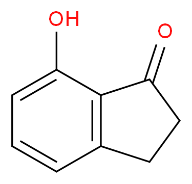 7-Hydroxy-2,3-dihydro-1H-inden-1-one_分子结构_CAS_6968-35-0)