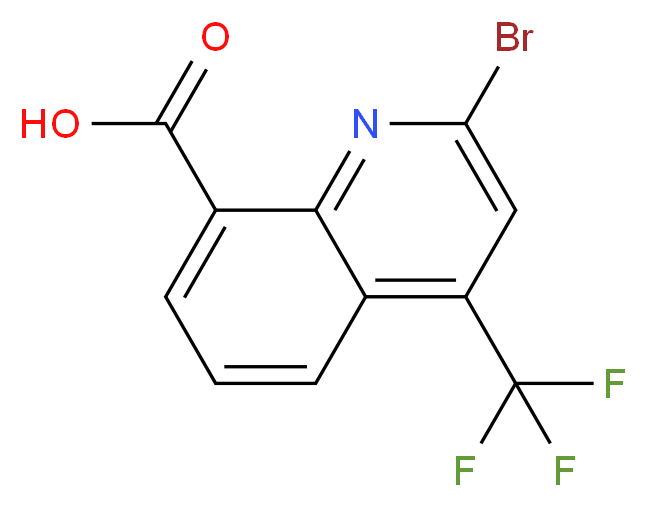 2-Bromo-4-(trifluoromethyl)quinoline-8-carboxylic acid_分子结构_CAS_)