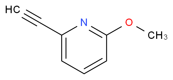 2-ethynyl-6-methoxypyridine_分子结构_CAS_512197-92-1)