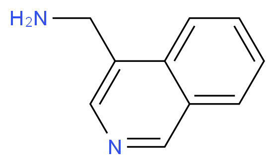 (isoquinolin-4-yl)methanamine_分子结构_CAS_58123-56-1