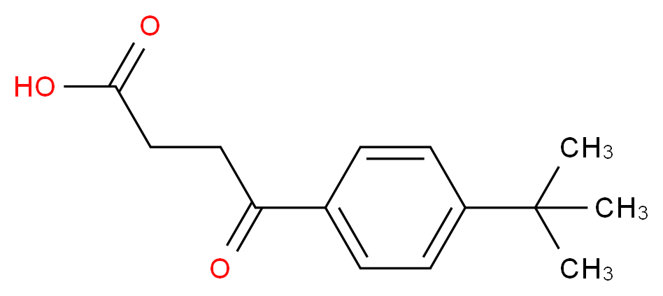 4-(4-tert-butylphenyl)-4-oxobutanoic acid_分子结构_CAS_35288-08-5