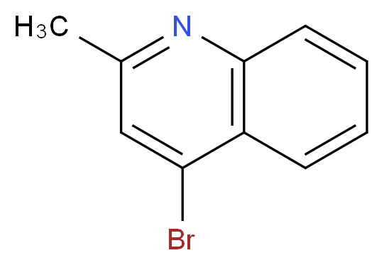 4-bromo-2-methylquinoline_分子结构_CAS_50488-44-3