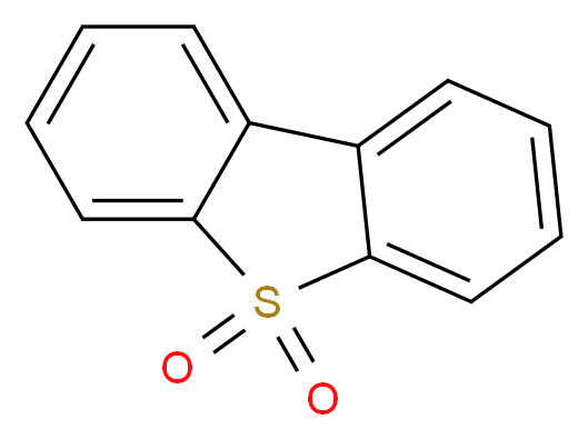 8λ<sup>6</sup>-thiatricyclo[7.4.0.0<sup>2</sup>,<sup>7</sup>]trideca-1(13),2,4,6,9,11-hexaene-8,8-dione_分子结构_CAS_1016-05-3