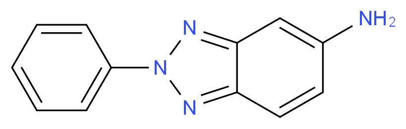 2-Phenyl-2H-benzotriazol-5-ylamine_分子结构_CAS_21819-66-9)