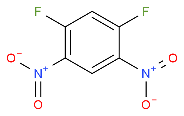 1,5-difluoro-2,4-dinitrobenzene_分子结构_CAS_327-92-4