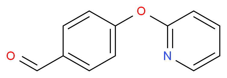 4-(Pyridin-2-yloxy)benzaldehyde 97%_分子结构_CAS_194017-69-1)