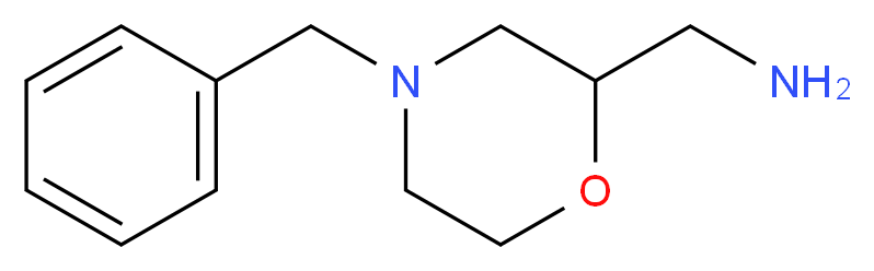 (4-benzyl-1,4-oxazinan-2-yl)methylamine_分子结构_CAS_110859-47-7)