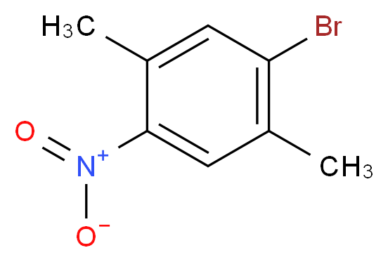 1-bromo-2,5-dimethyl-4-nitrobenzene_分子结构_CAS_15540-81-5