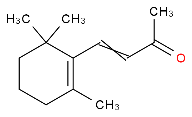 (E)-4-(2,6,6-trimethylcyclohex-1-en-1-yl)but-3-en-2-one_分子结构_CAS_)