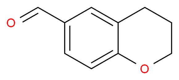3,4-dihydro-2H-1-benzopyran-6-carbaldehyde_分子结构_CAS_55745-97-6