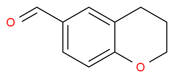 Chroman-6-carbaldehyde_分子结构_CAS_55745-97-6)