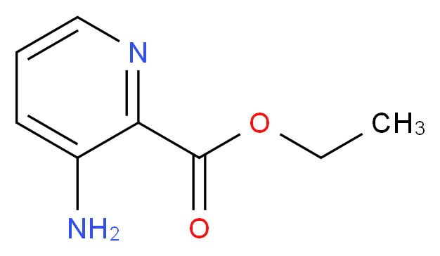 ethyl 3-aminopyridine-2-carboxylate_分子结构_CAS_27507-15-9