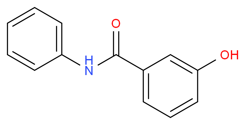 m-Hydroxybenzanilide_分子结构_CAS_3743-28-0)