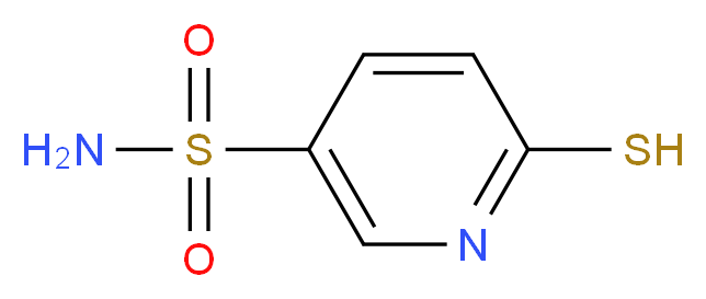 6-sulfanylpyridine-3-sulfonamide_分子结构_CAS_10298-20-1