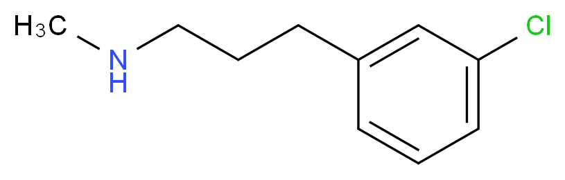 [3-(3-CHLORO-PHENYL)-PROPYL]-METHYL-AMINE_分子结构_CAS_103275-33-8)