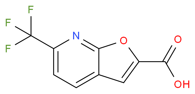 6-(Trifluoromethyl)furo[2,3-b]pyridine-2-carboxylic acid_分子结构_CAS_952182-47-7)