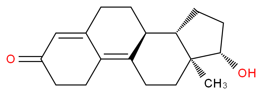 9,10-Dehydro-19-nortestosterone_分子结构_CAS_6218-29-7)