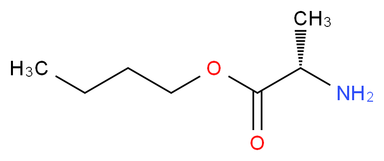 (S)-Butyl 2-aminopropanoate_分子结构_CAS_2885-02-1)