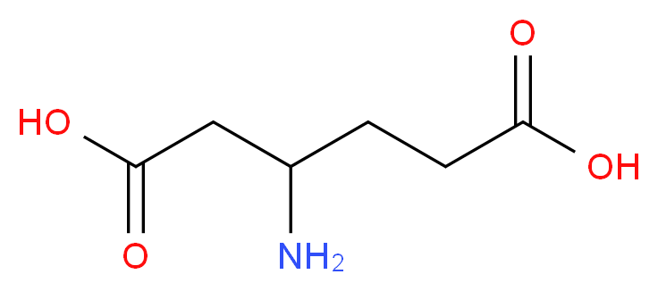 3-aminohexanedioic acid_分子结构_CAS_5427-96-3