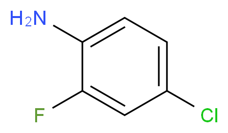 4-Chloro-2-fluoroaniline 98%_分子结构_CAS_57946-56-2)