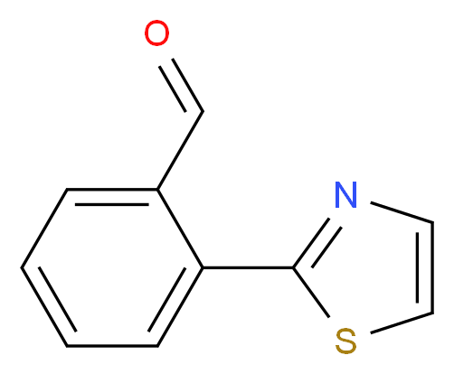 2-(1,3-Thiazol-2-yl)benzaldehyde_分子结构_CAS_223575-69-7)